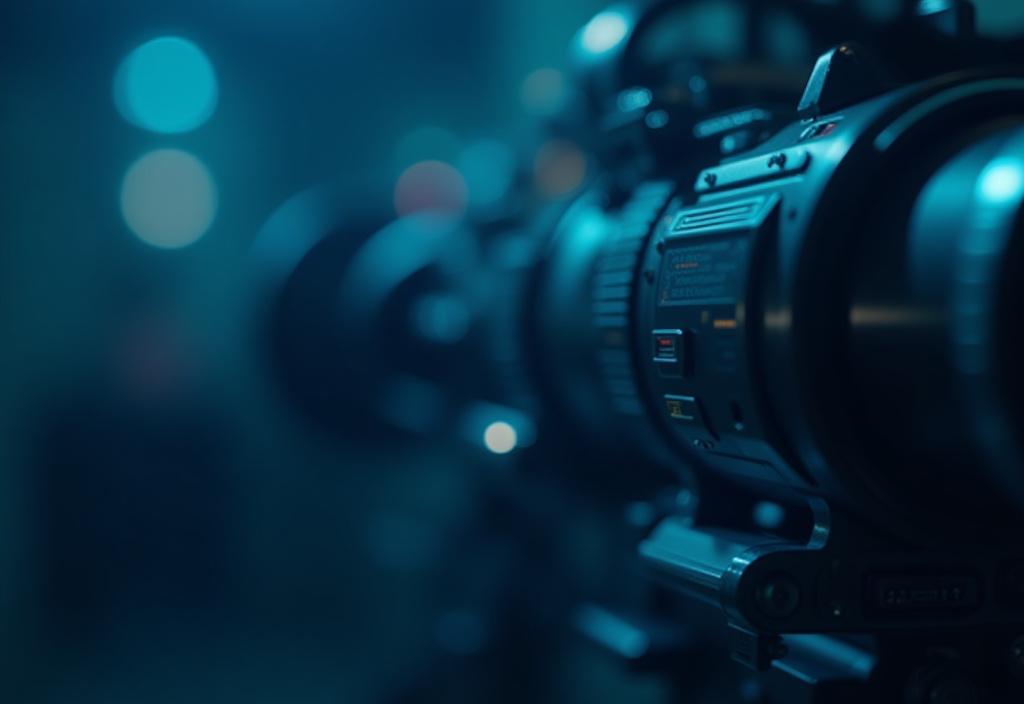 Detail eines Kamerahintergrunds